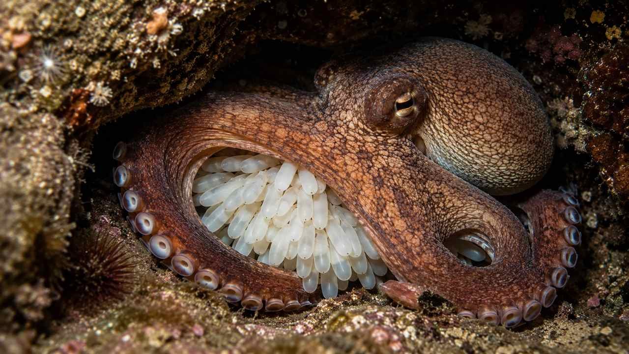 Different octopus species showing variations in octopus lifespan