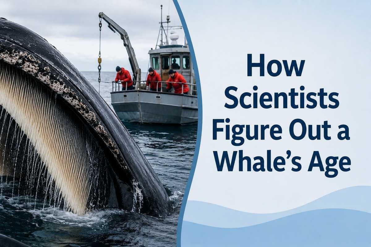Whale research vessel used to study whale age