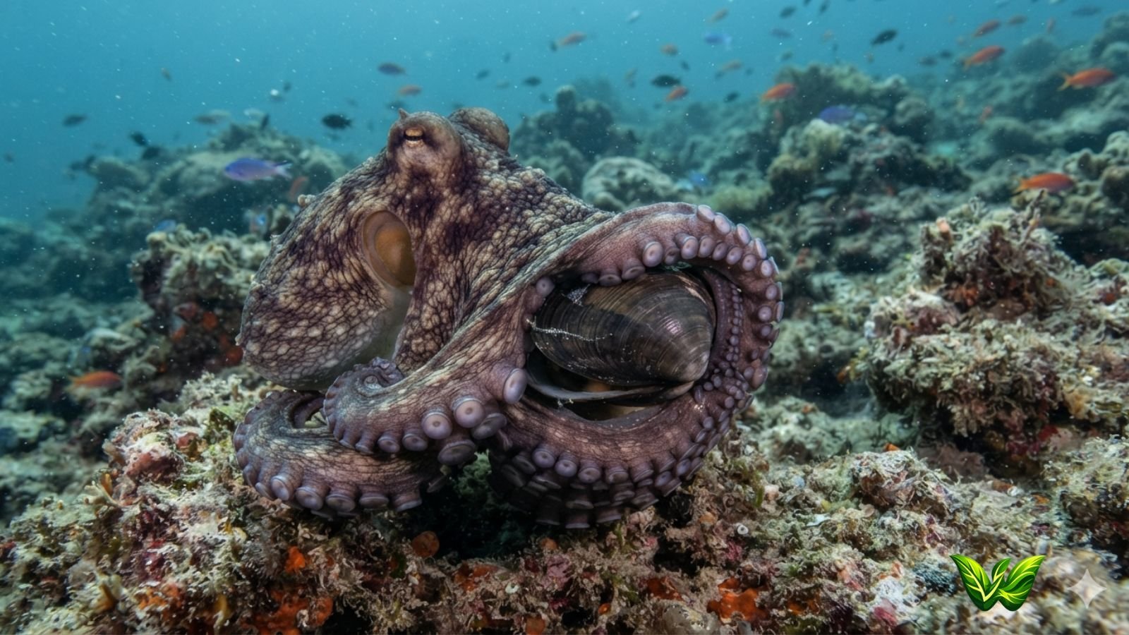 octopus_using_its_beak_on_prey