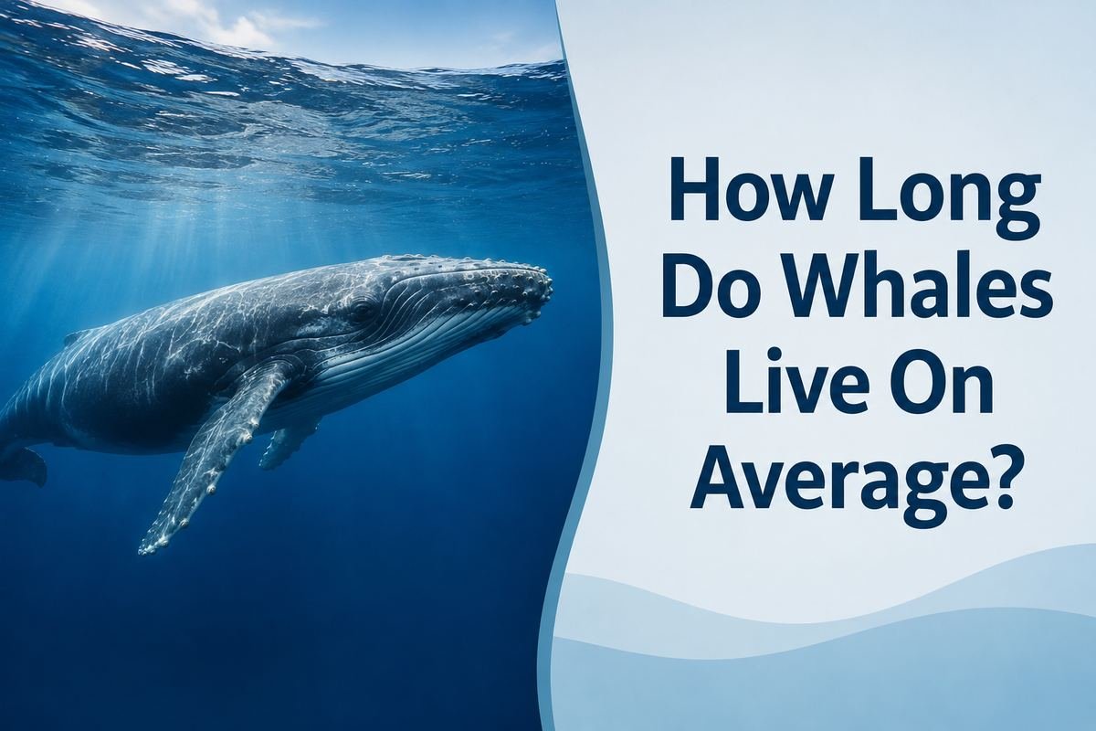 Blue whale swimming near the ocean surface